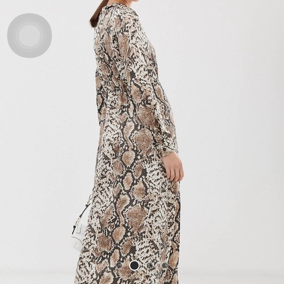 Snake print maxi dress - Picture 3 of 4